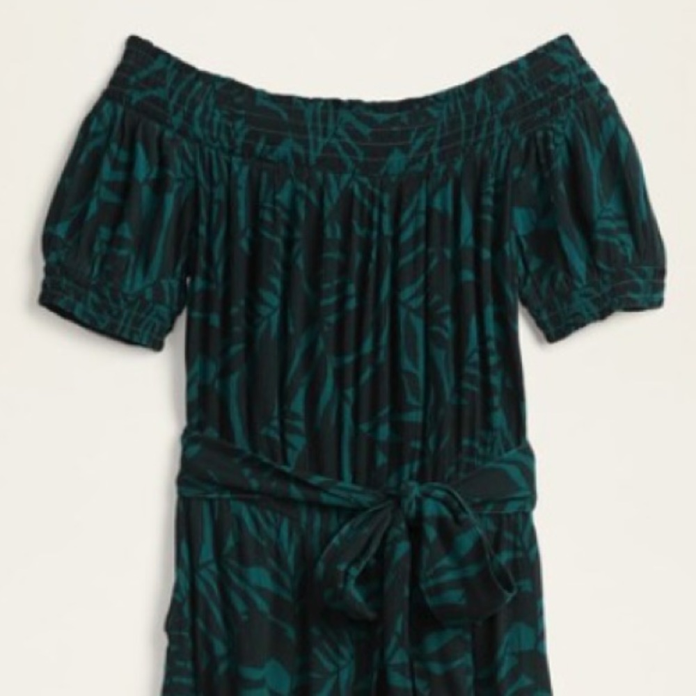 Teal & Black Jumpsuit